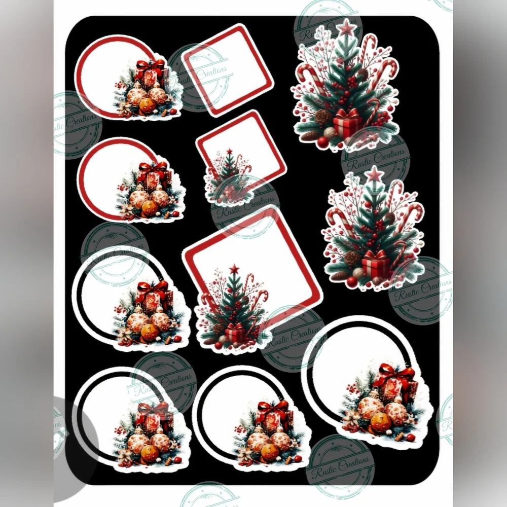 Festive Christmas Sticker Set